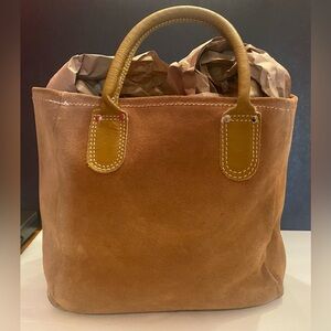 Vintage 80s Brookstone leather tote bag 【公式通販】